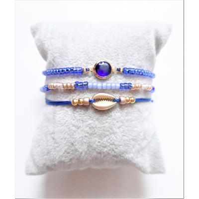 kobaltblauwe armbanden set